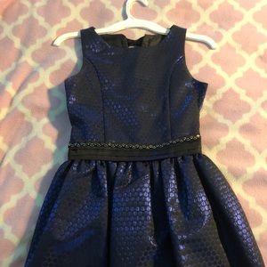 Black and blue formal dress (size 12 girls)